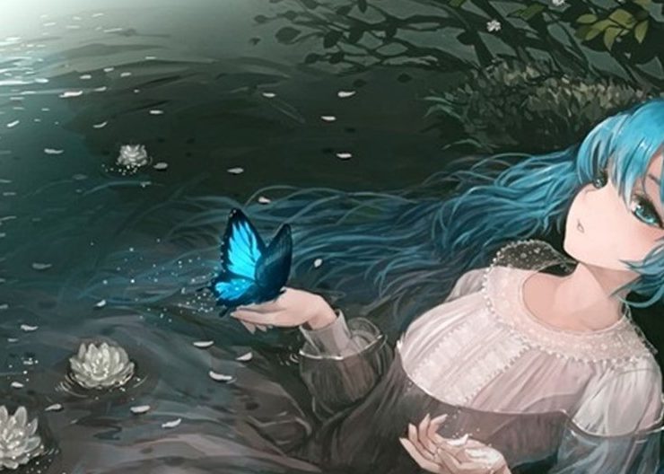 Hatsune Miku, the virtual pop star, in concert