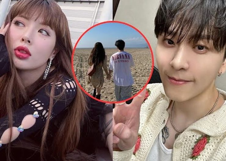 HyunA and Yong Jun Hyung Performing On Stage Together